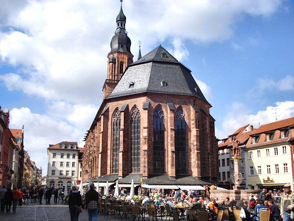 Heidelberg : l'église du Saint-Esprit.