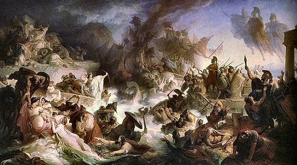 Kaulbach : la Bataille de Salamine.