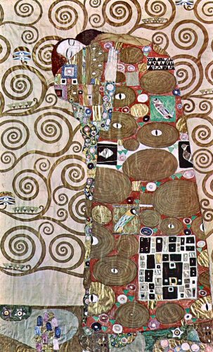 Klimt : l'Etreinte.