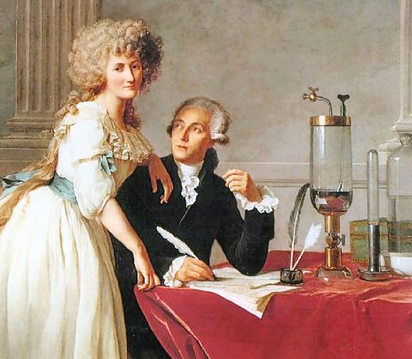 Lavoisier et Mme Lavoisier.