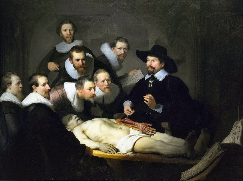 Rembrandt : la leon d'anatomie.