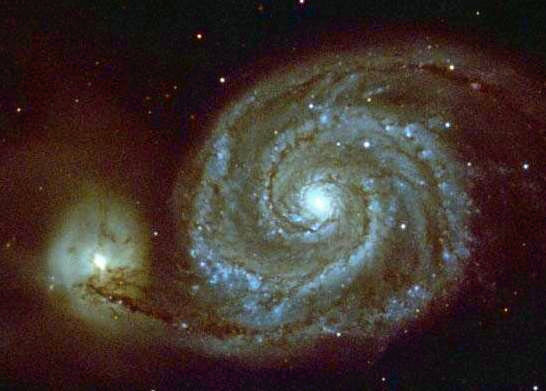 M 51 : galaxie des Chiens de Chasse.