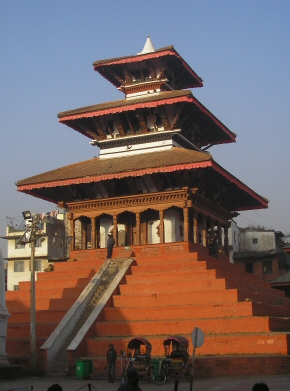 Katmandou : Temple de Maju Deval.