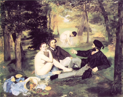 Le Djeuner sur l'herbe, par Edouard Manet.