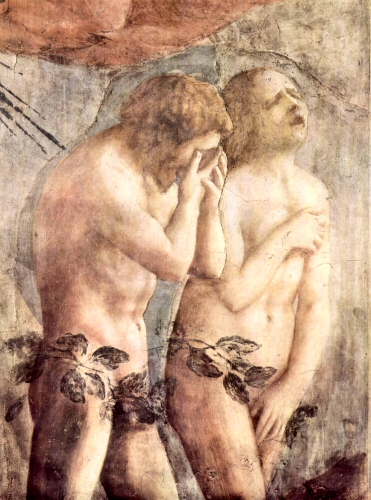 Adam et Eve, par Masaccio.