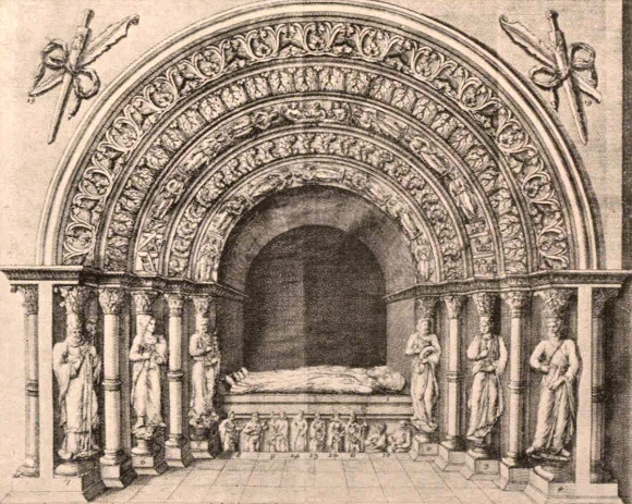 Meaux : mausolée d'Ogier le Danois.