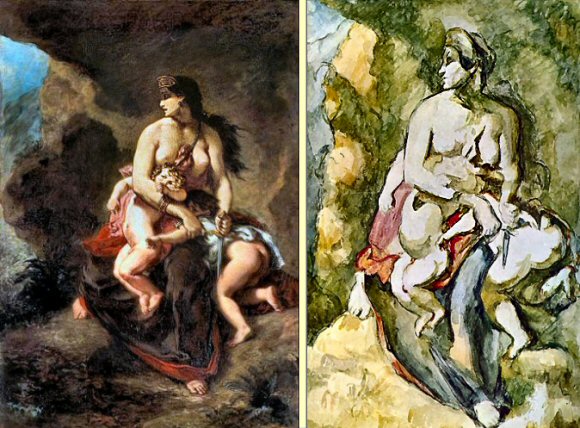 Delacroix et Czanne : Mde.
