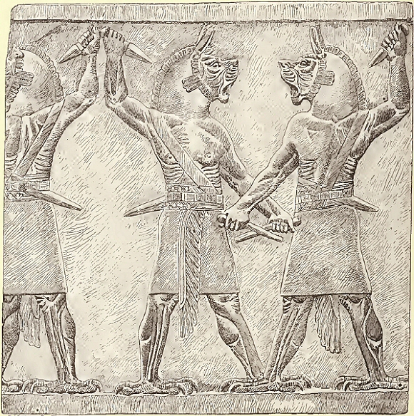 Dmons du palais d'Assurbanipal.