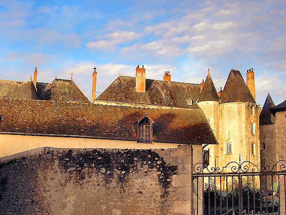 Château des évêques, à Meung-sur-Loire.