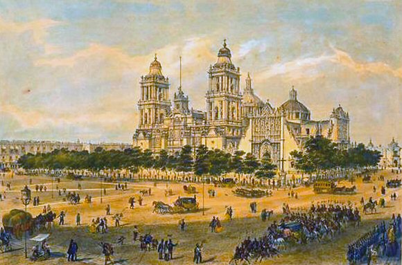 Cathédrale de Mexico.