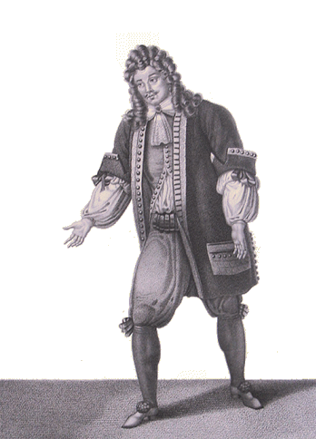 Molière dans le rôle de Tartuffe.