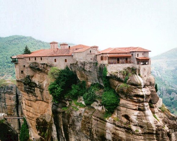 Monastère du Grand Météore, en Grèce.