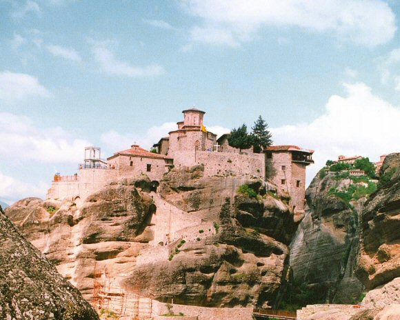 Monastère de saint Varlaam, en Grèce.