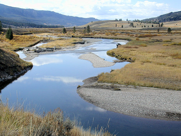 Une rivière dans le Montana.