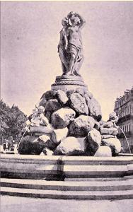 La fontaine des Trois Grâces, à Montpellier.