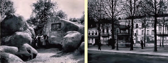 Monuments commmoratifs de Rousseau, Millet et Rosa Bonheur.