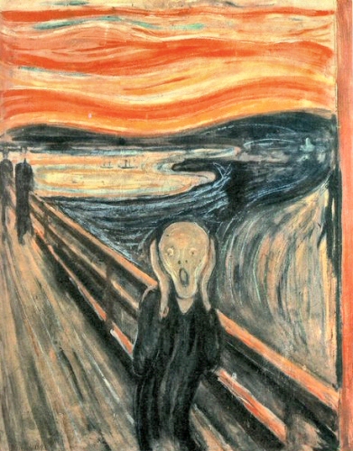 Le Cri, par Edvar Munch.
