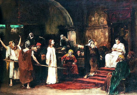Munkacsy : le christ devant Pilate.