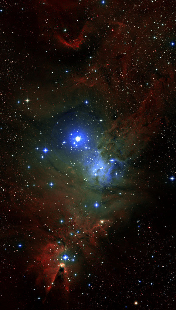 S Monocerotis / NGC 2264 : nébuleuse du Cône.