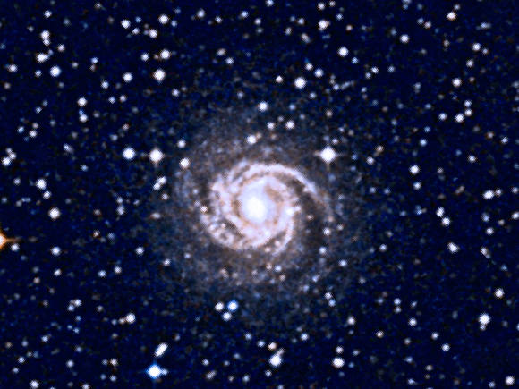 NGC 6814, galaxie spirale de la constellation de l'Aigle.