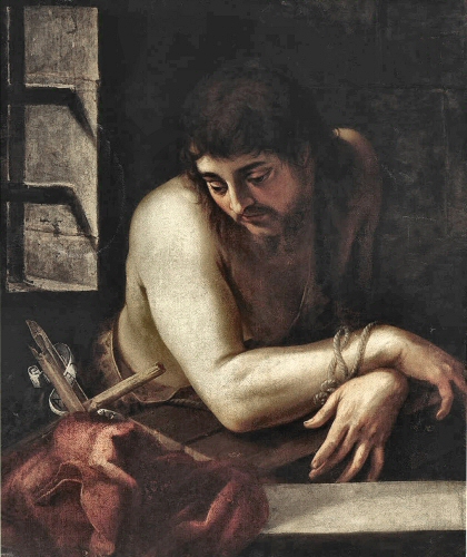 Navarrete : Saint Jean-Baptiste dans sa prison.