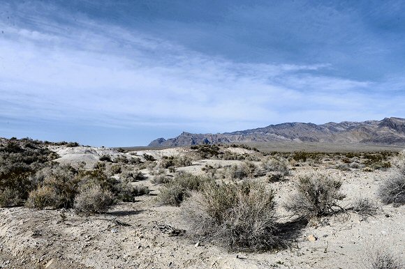 Nevada : paysage du désert.