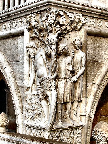 Venise : l'ivresse de Noé (palais des Doges).