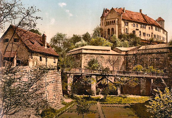Nuremberg : le château.