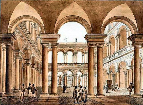 Rome : palais Borguese.