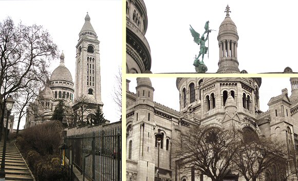 Paris : la basilique du Sacré-Coeur.
