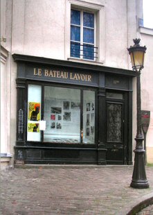 Paris : le Bateau Lavoir, à Montmartre.