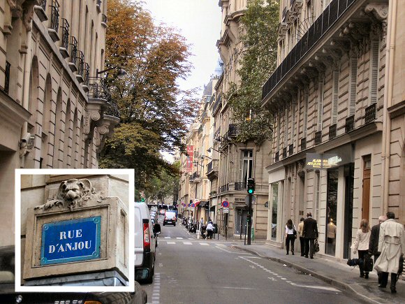 Paris : rue d'Anjou.
