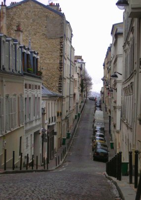 Paris : la rue Berthe.