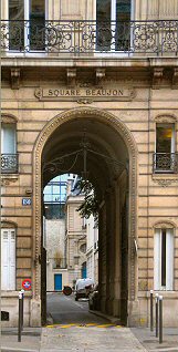 Paris : le square Beaujon.