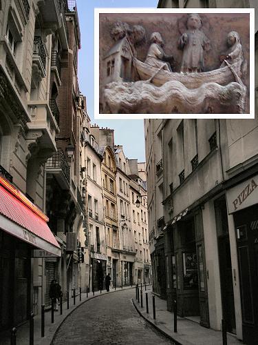 Paris : la rue Galande.