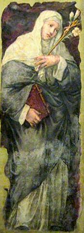 Polydore de Caravage : Catherine de Sienne.