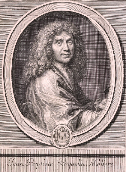 Portrait de Molière.
