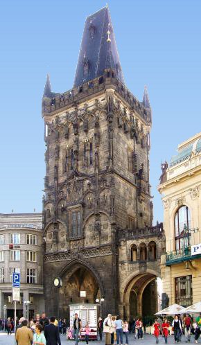 Prague : Tour de la Poudrière.