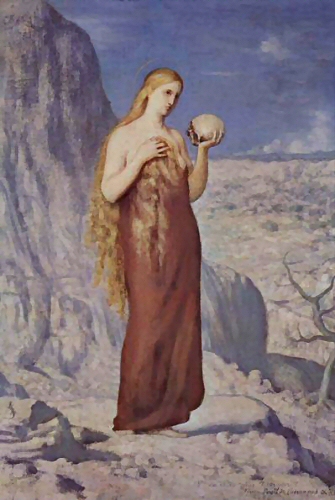 Marie Madeleine dans le dsert, par Puvis de Chavannes.