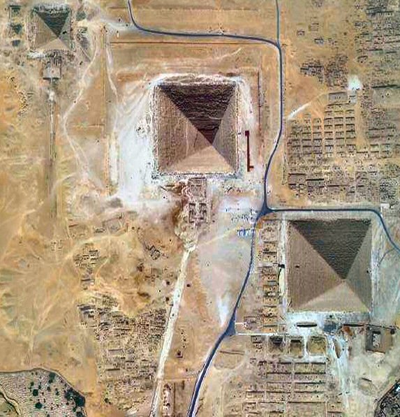 Pyramides de Gizeh.