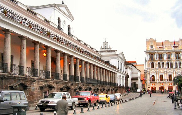 Quito : le palais de Carondelet.