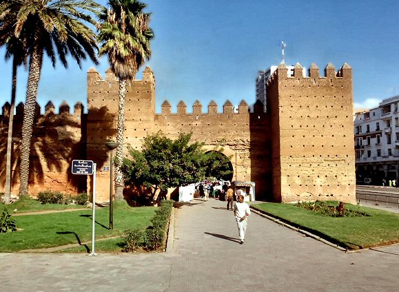 Rabat : l'entrée de la Médina.