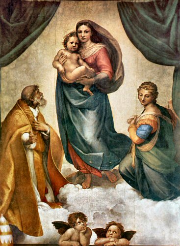 Raphael : Madone de saint Sixte.