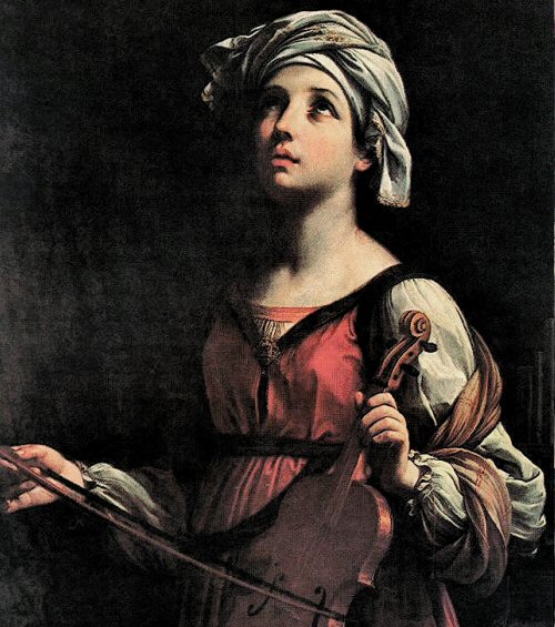 Guido Reni : Sainte Ccile.