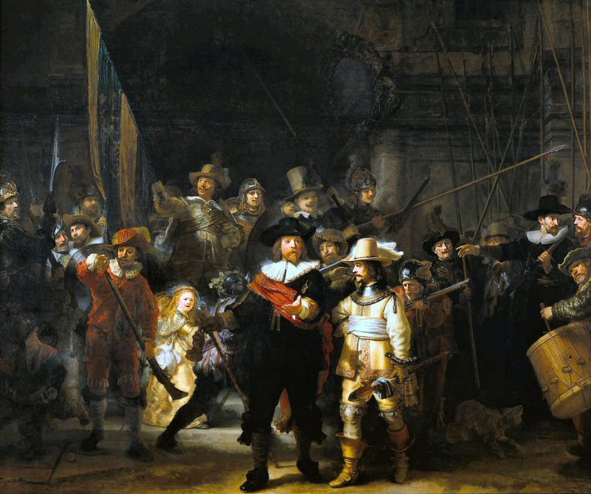 Rembrandt : la Ronde de nuit.