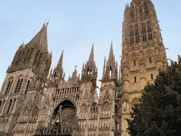 Rouen : la cathédrale Notre-Dame.