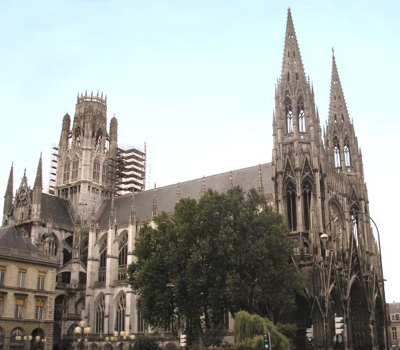 Rouen : l'église Saint-Ouen.