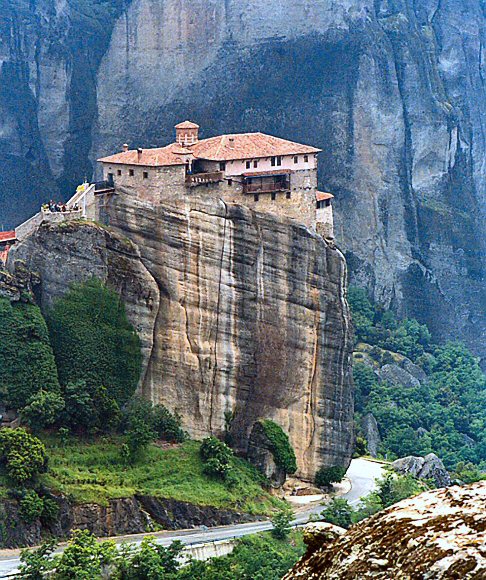 Monastère de Rousanou, en Grèce.
