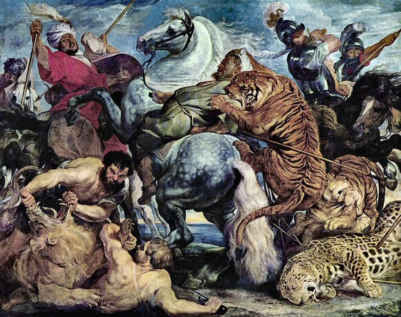 Rubens : la Chasse au tigre.