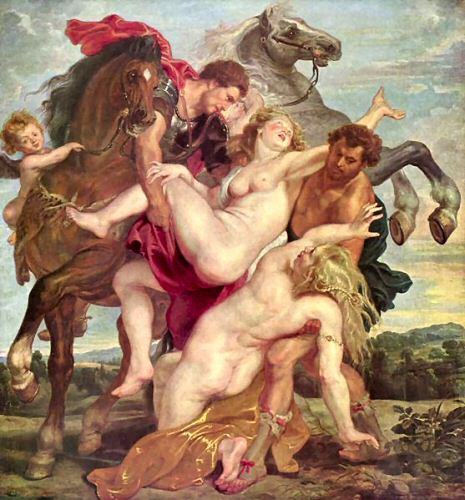Rubens : Enlèvement des filles de Leucippe.